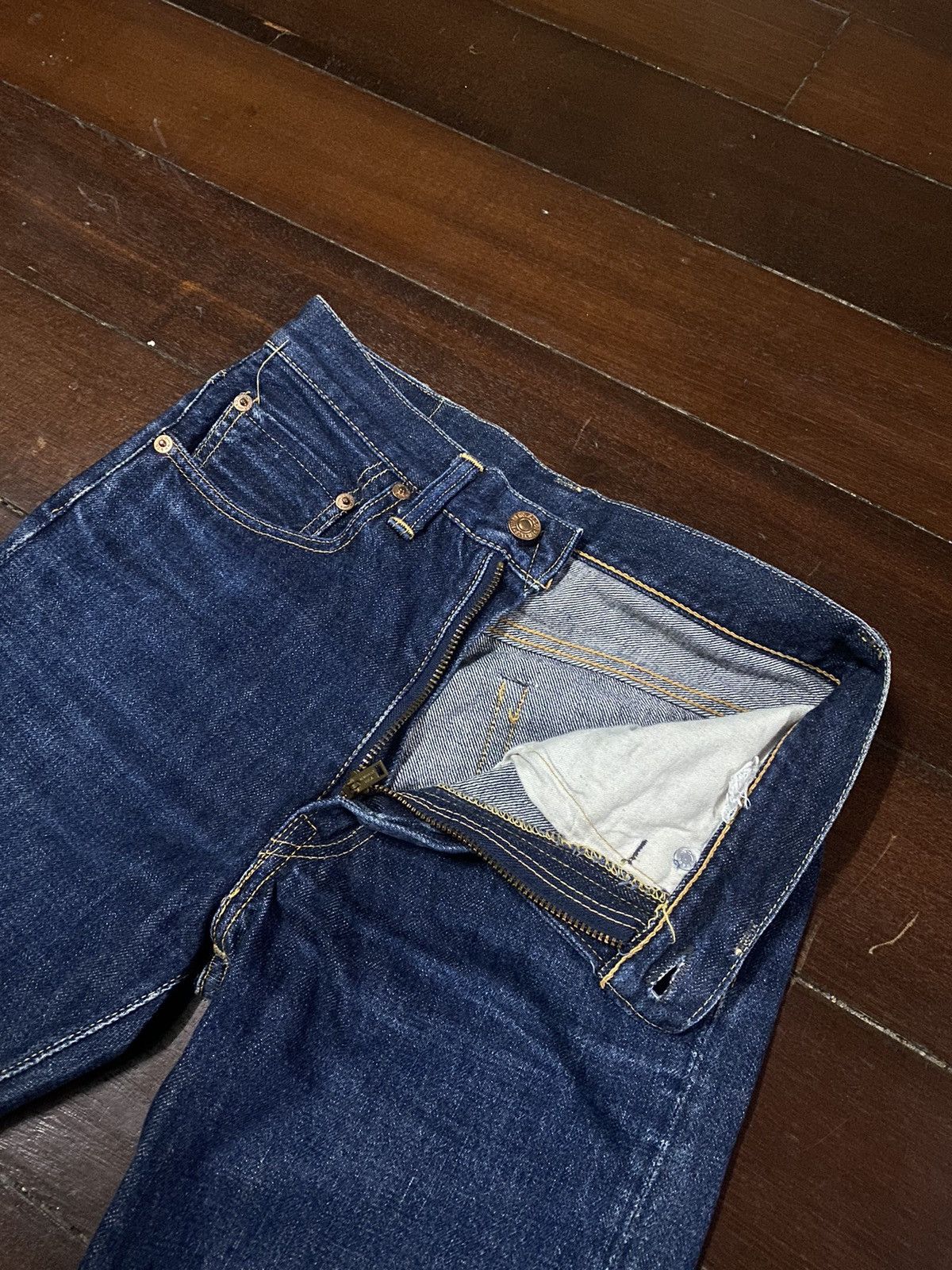 Warehouse AMAZING FIRE 🔥 VTG WAREHOUSE COMPANY BOOT CUT Size US 28 / EU 44 - 11 Thumbnail
