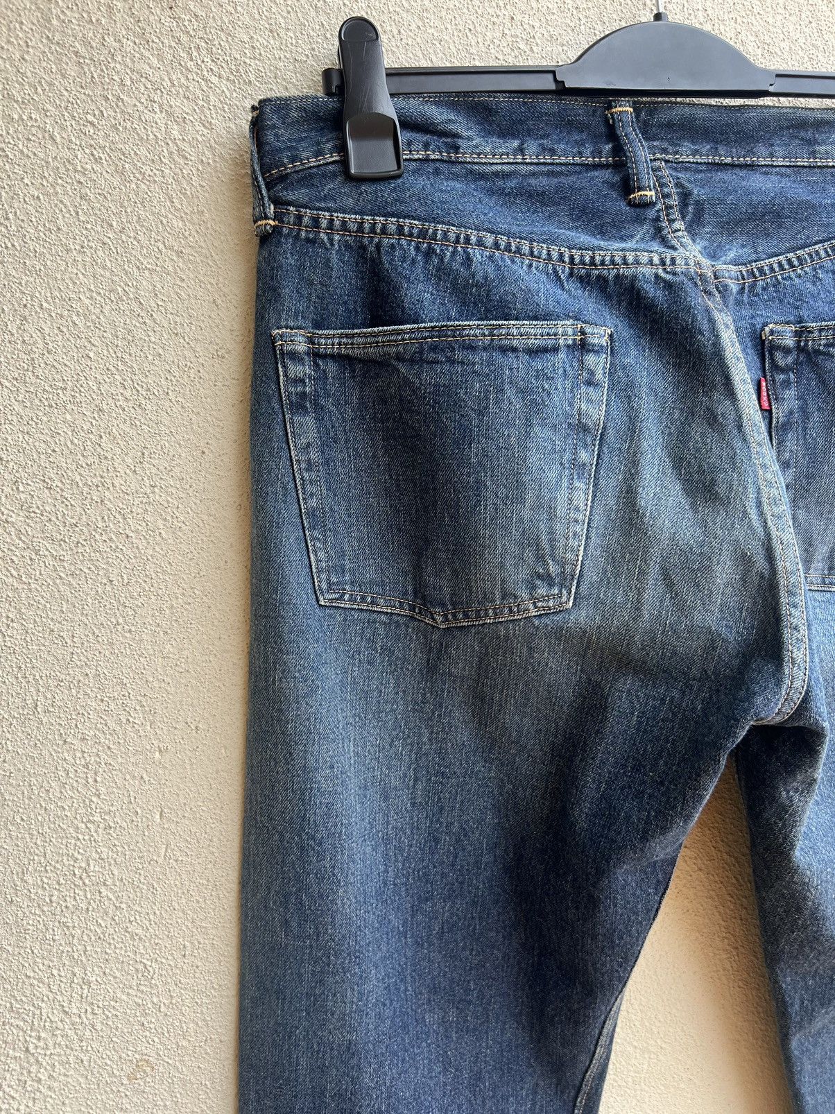 Heller's Cafe Dubbleworks X Warehouse Fade Denim Selvedge Jeans Size US 34 / EU 50 - 16 Thumbnail