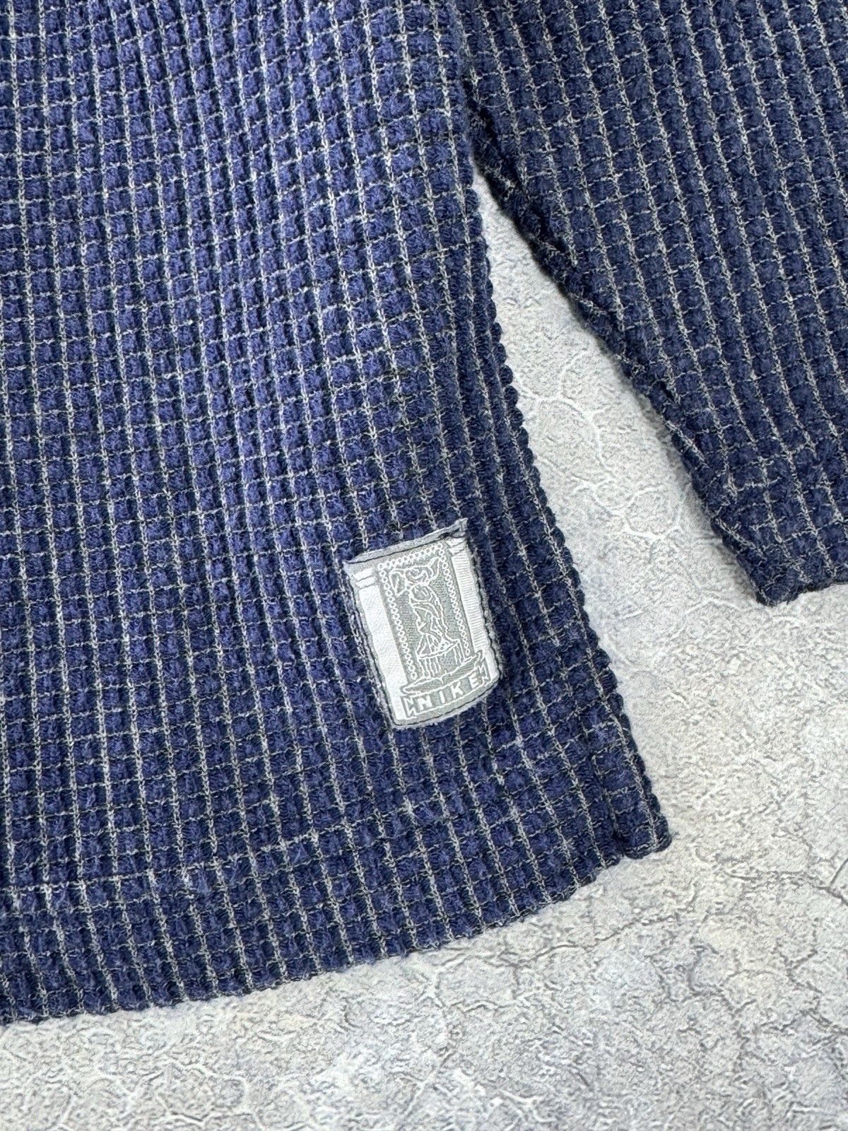 Nike Vintage 1980s NIKE Sports Active Waffle Long Sleeves Size US M / EU 48-50 / 2 - 8 Thumbnail