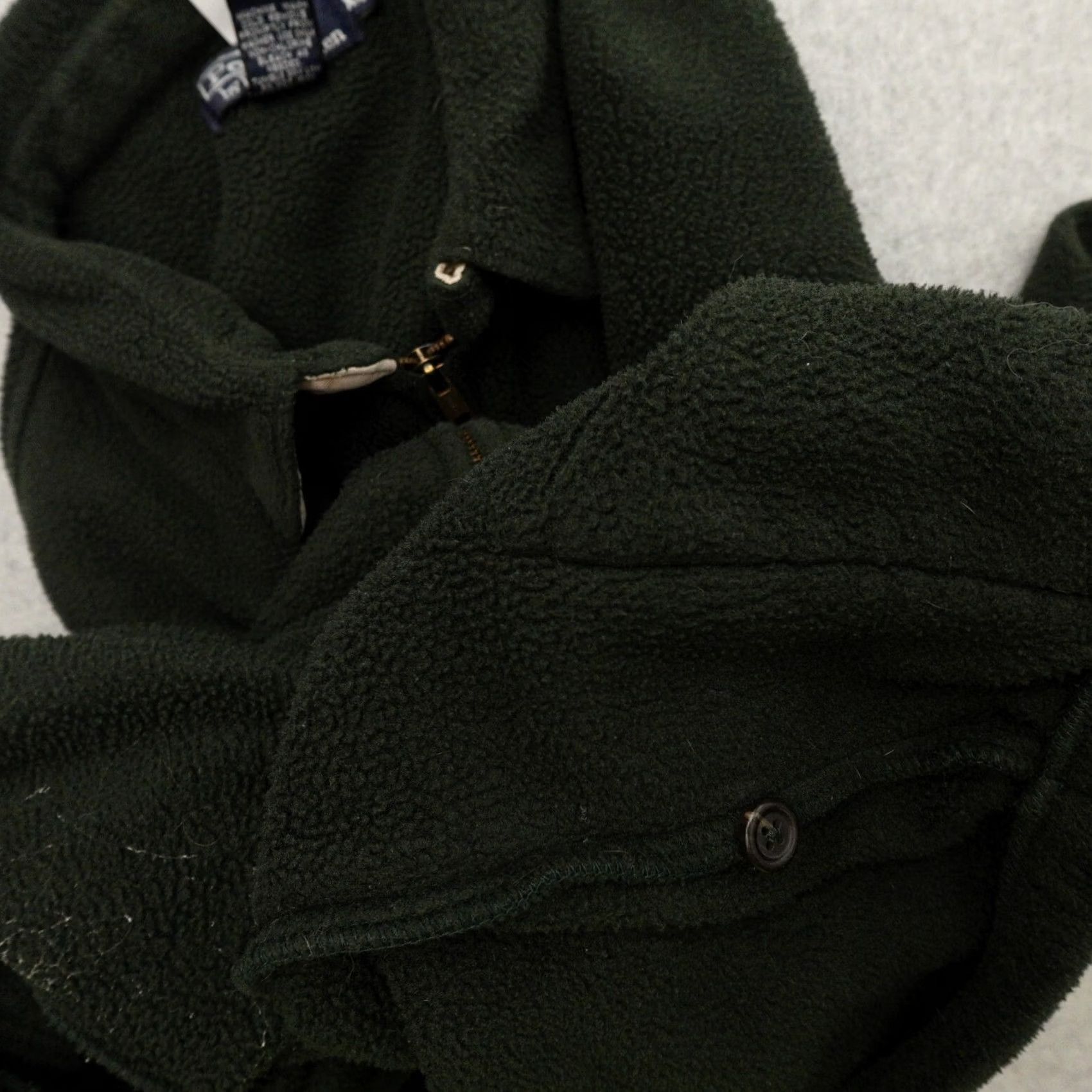 Ralph Lauren VINTAGE Polo Ralph Lauren Sweater Main Selling Point Polo Ralph Lauren Shirt Adult 2XL Green Fleece Full Zip 2XL Mens Size US XXL / EU 58 / 5 - 6 Thumbnail