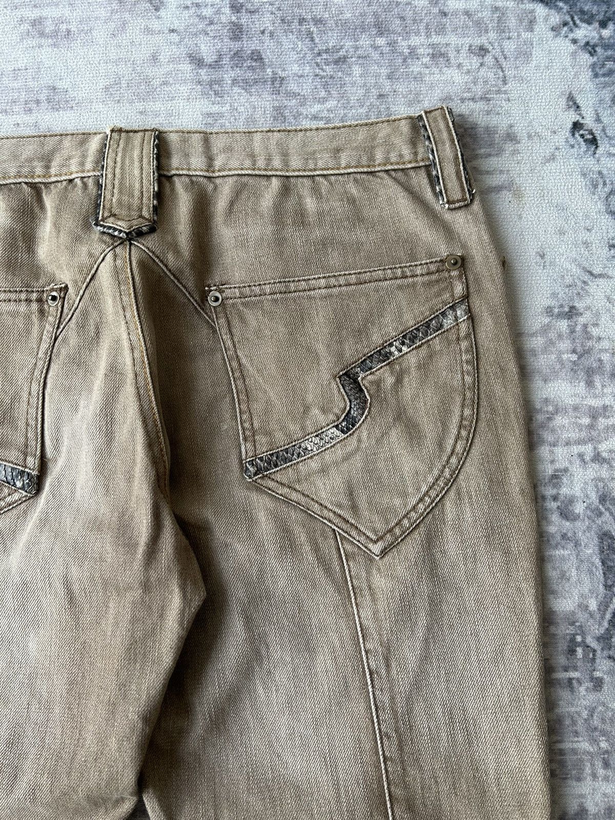 14th Addiction Snake Punk Semantic Design Pants Size US 31 - 13 Thumbnail