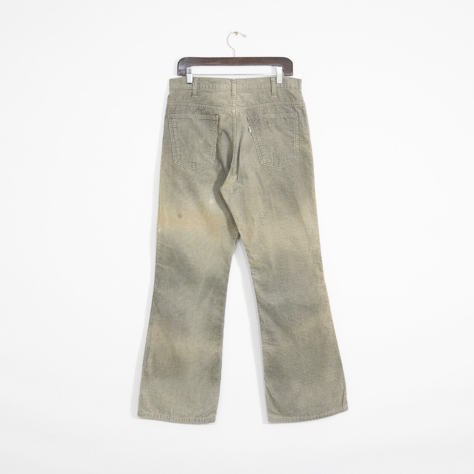 Levi's × Vintage Vtg 70s Levis 646 Corduroy Pants 32x30 - Flared Bell Bottoms Size US 30 / EU 46 - 6 Thumbnail