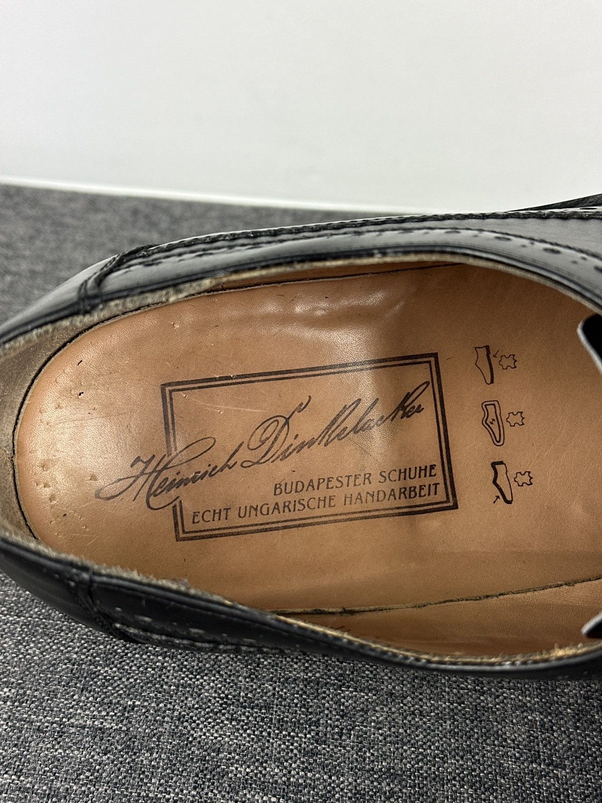 Heinrich Dinkelacker Heinrich Dinkelacker Leather Wingtip Brogue Derby Shoes UK 8 Size US 9 / EU 42 - 11 Thumbnail