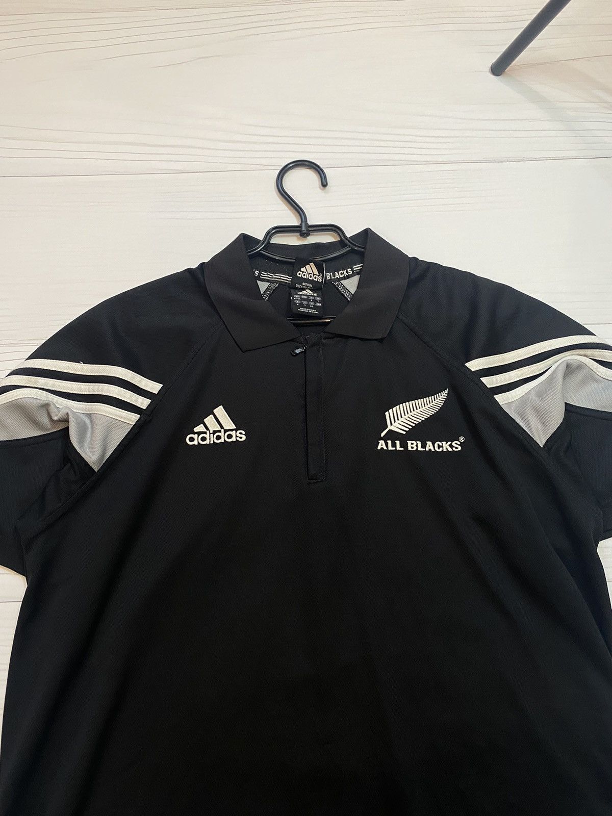 Adidas Vintage All Blacks 2003 New Zealand rugby y2k t shirt Size US S / EU 44-46 / 1 - 13 Thumbnail