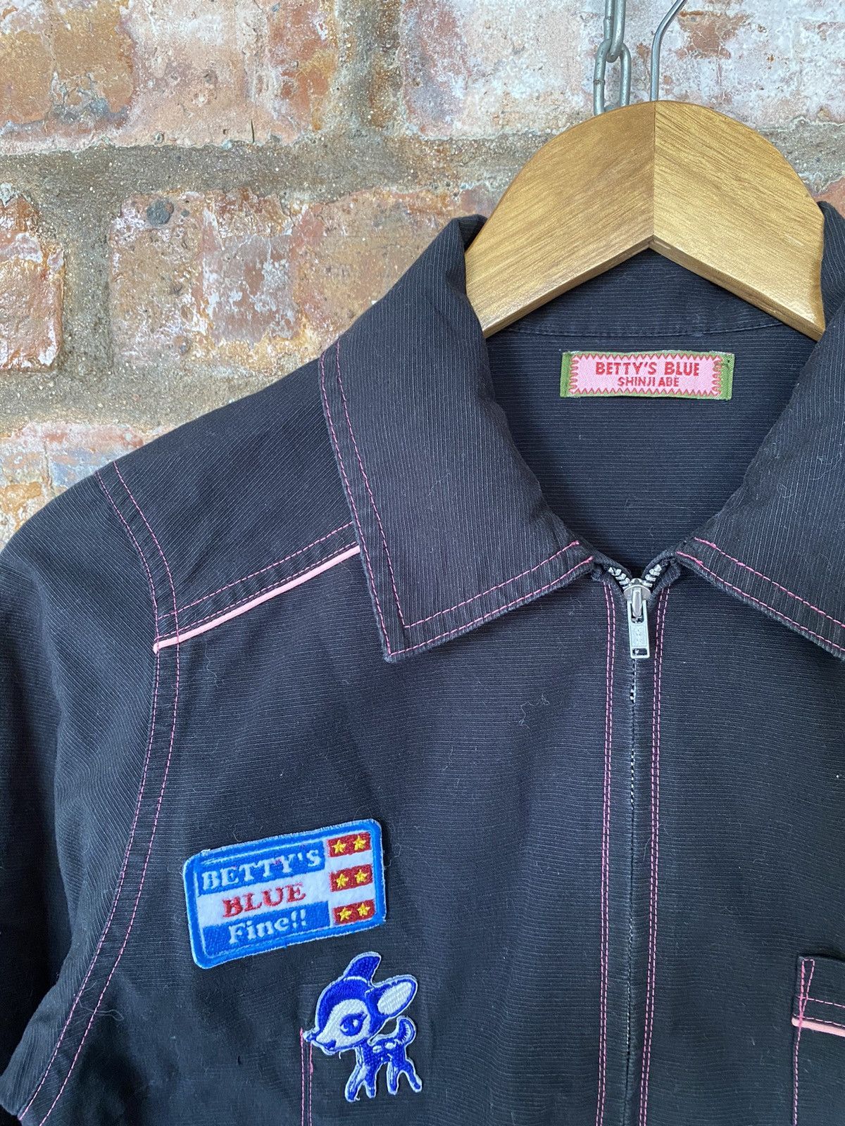 Angel Blue × Japanese Brand Betty Blue Shinji Abe Bambi contra stitch Light Jacket Size S / US 4 / IT 40 - 8 Thumbnail