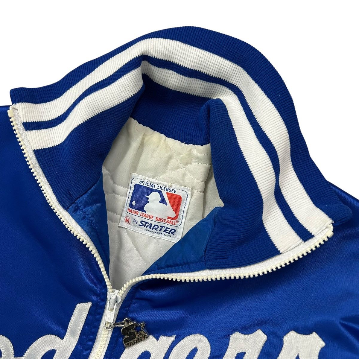 MLB VTG 90s Los Angeles Dodgers STARTER SATIN JACKET DUGOU Size US M / EU 48-50 / 2 - 6 Thumbnail