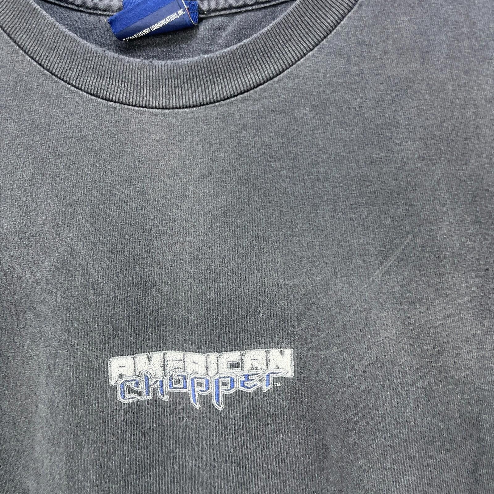 Vintage Vintage Y2K American Chopper Motorcycle Sun Faded T-Shirt XL Size US XL / EU 56 / 4 - 8 Thumbnail