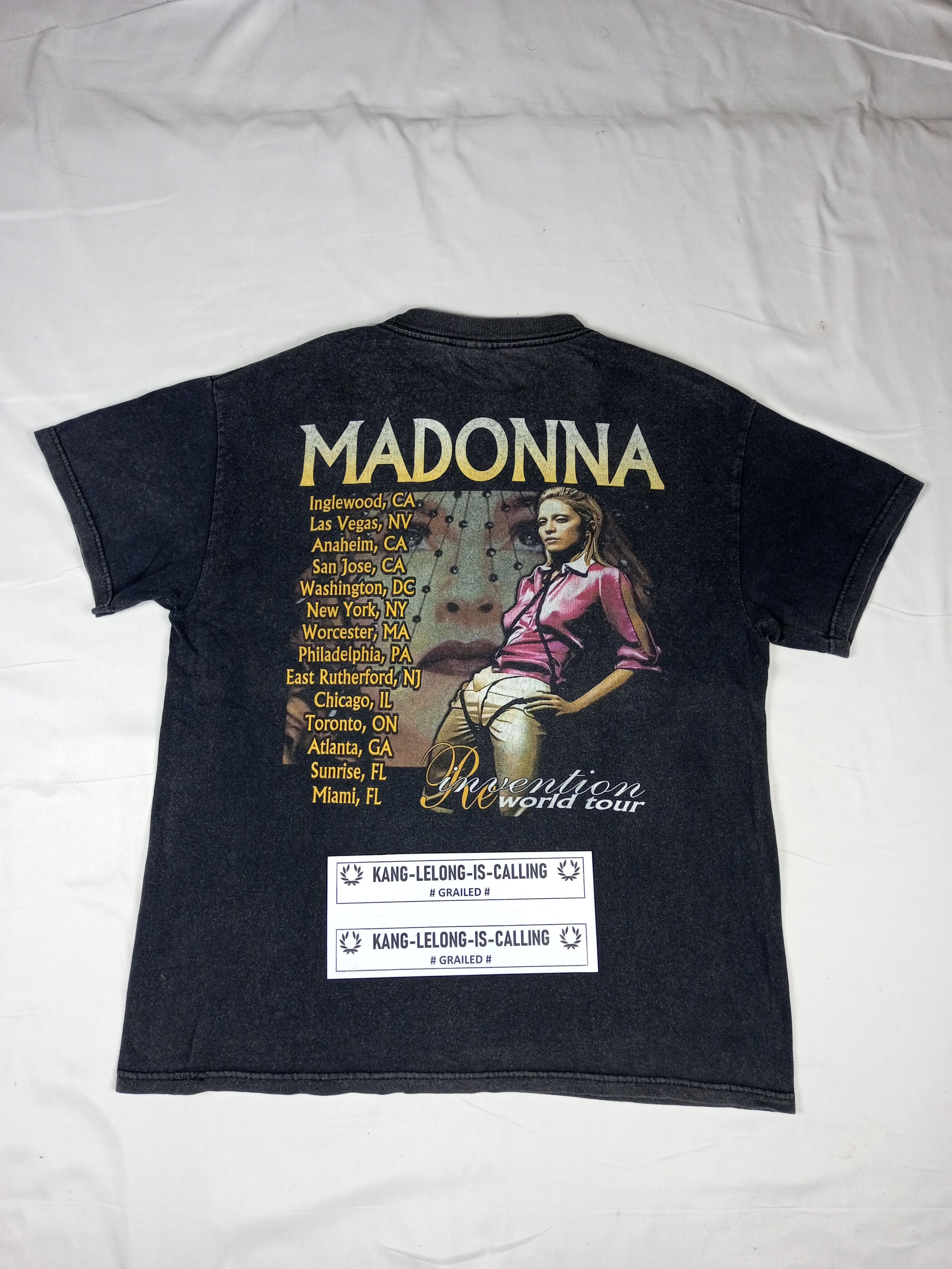 Band Tees Vintage 2004 Madonna re-invention world tour t-shirt Size US M / EU 48-50 / 2 - 8 Thumbnail