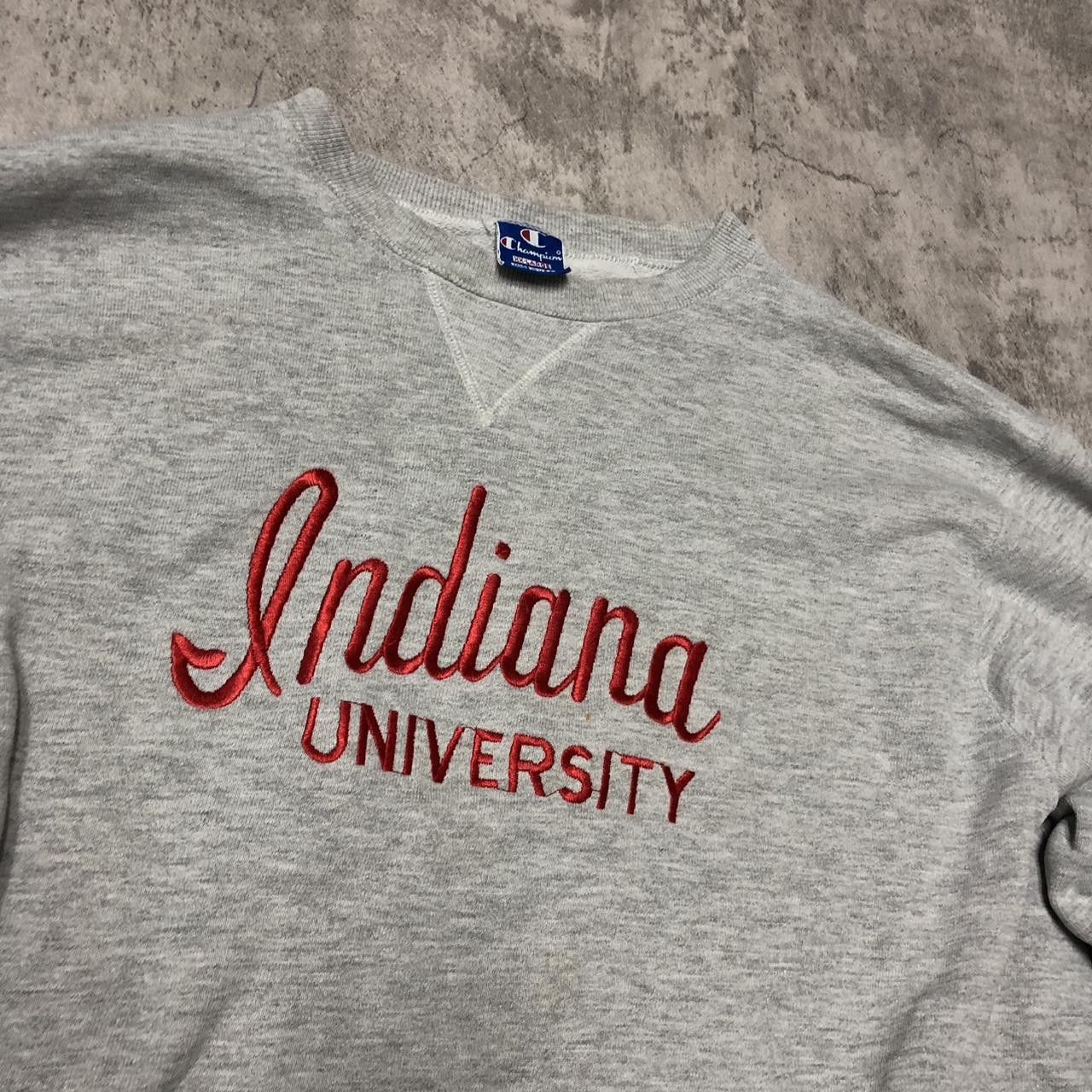 Champion Champion grey sweatshirt with red Indiana University Size US XXL / EU 58 / 5 - 4 Thumbnail