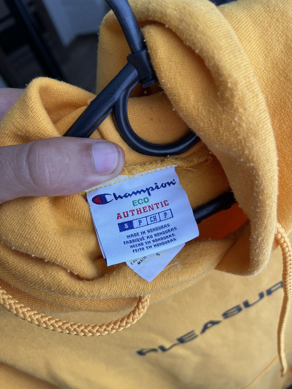 Champion × Pleasures Champion Pleasures Anger Is An Energy Hoodie Pullover Size US S / EU 44-46 / 1 - 13 Thumbnail