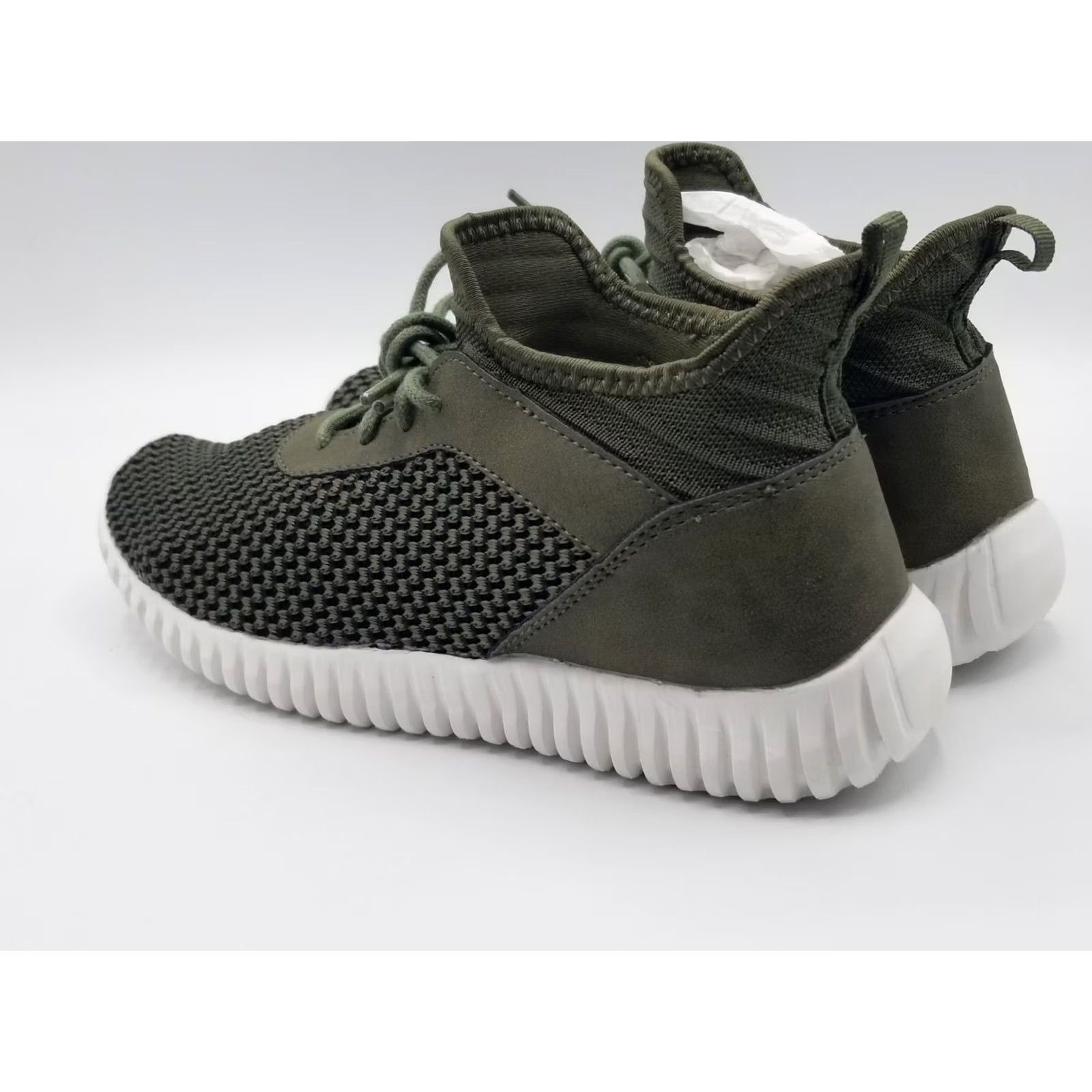 Vintage Dirty Laundry Harlen Fabric Hight Top Olive 6.5 Womens Shoes Running Cross Training Medium (B, M) Sneakers Size M / US 6-8 / IT 42-44 - 4 Thumbnail