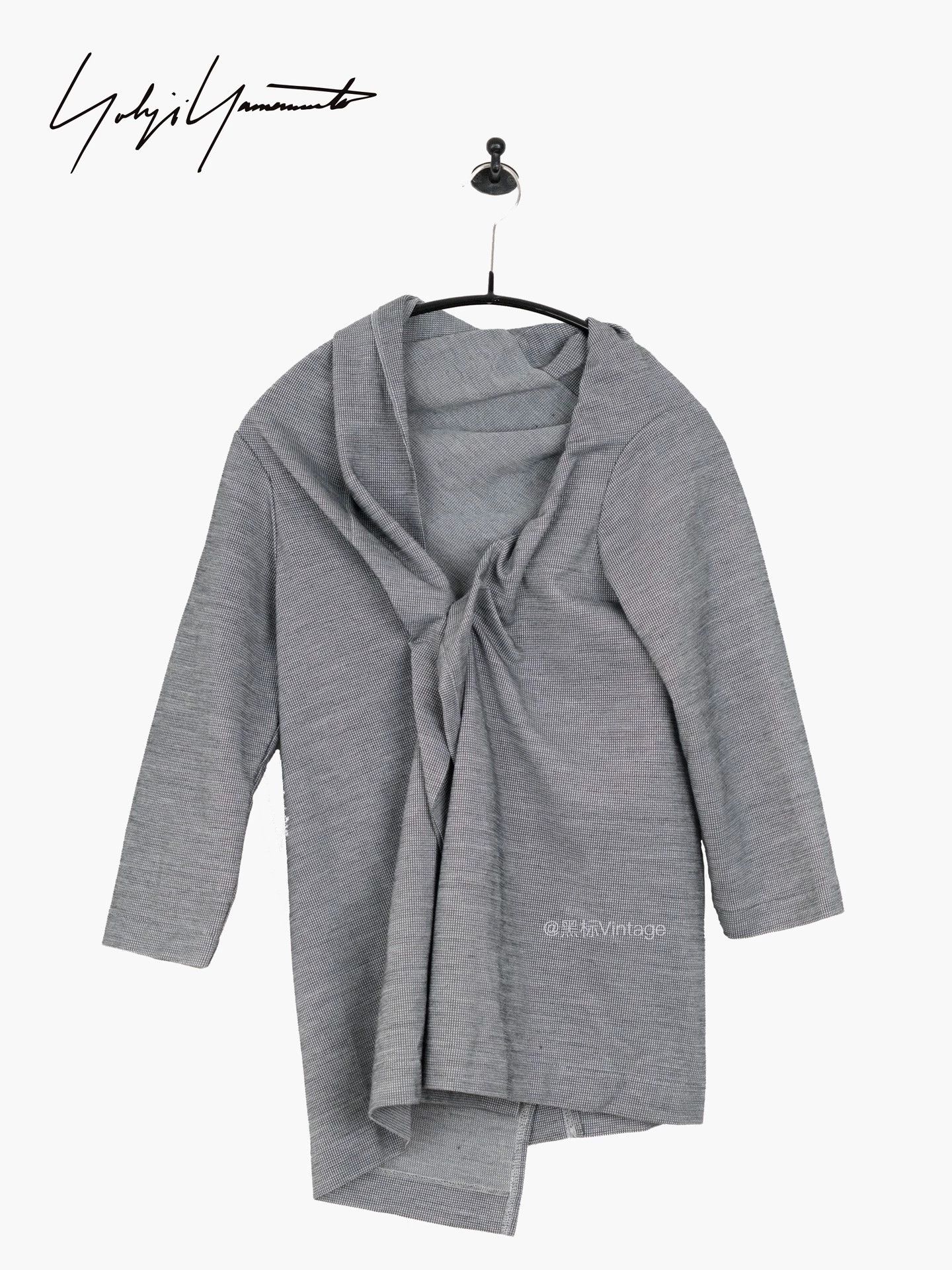 Yohji Yamamoto Yohji Yamamoto 16ss Vintage 2-Sided Pleated Knot Top Wmn Size XS / US 0-2 / IT 36-38 - 1 Thumbnail