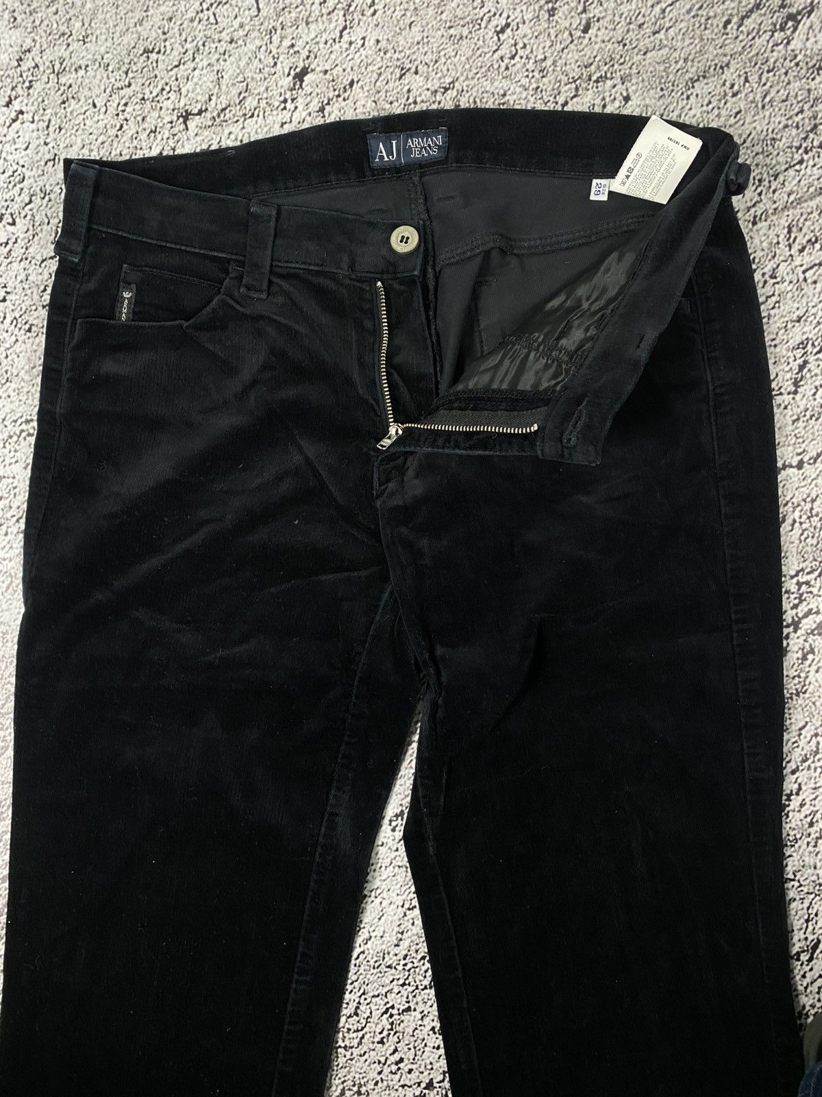 Armani Vintage Y2K Armani Jeans corduroy pants old money style 29 Size 29" - 3 Thumbnail