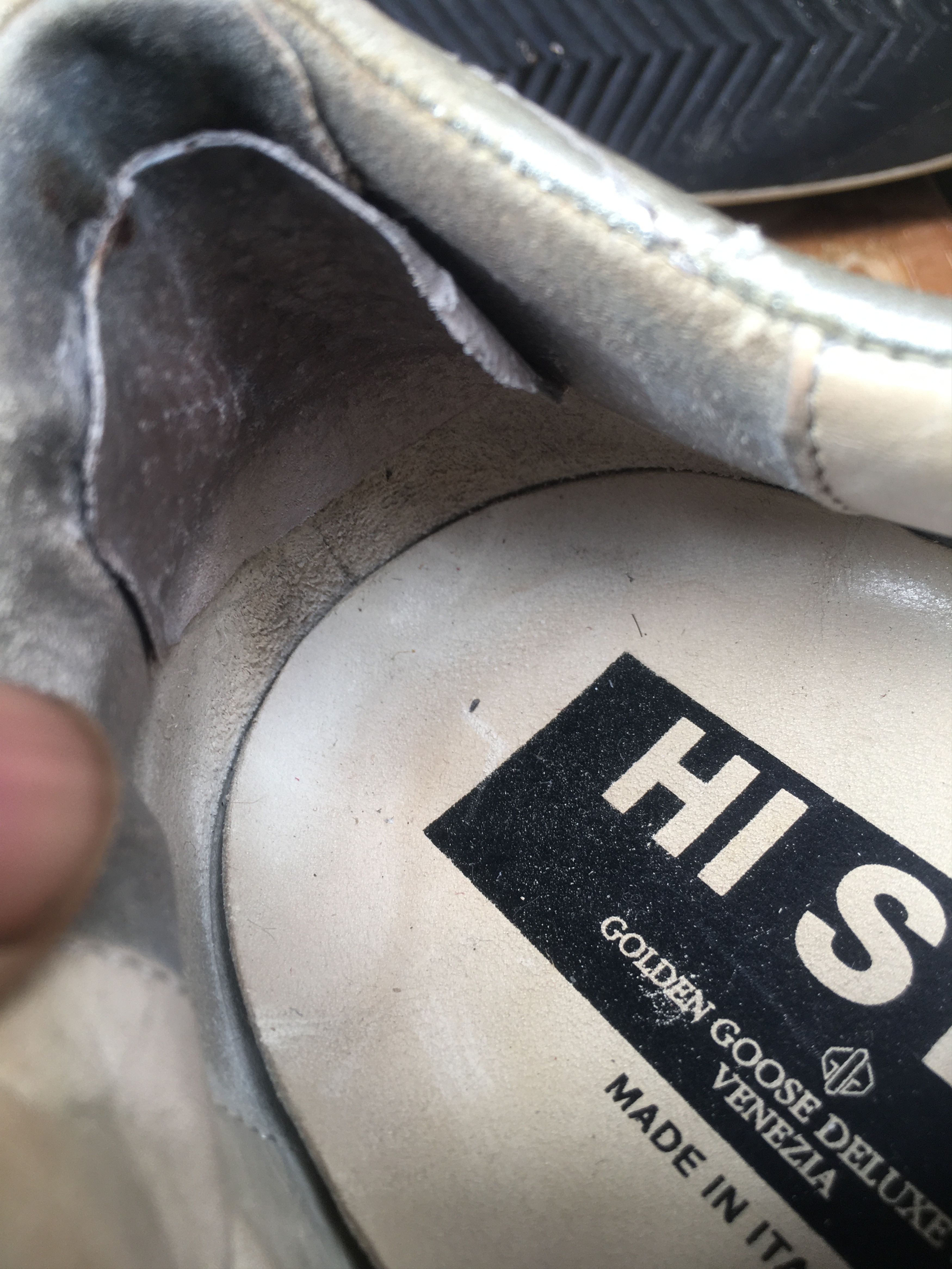 Golden Goose Golden goose deluxe HI STAR Gray leather sneakers EUR 42 Size US 9 / EU 42 - 15 Thumbnail