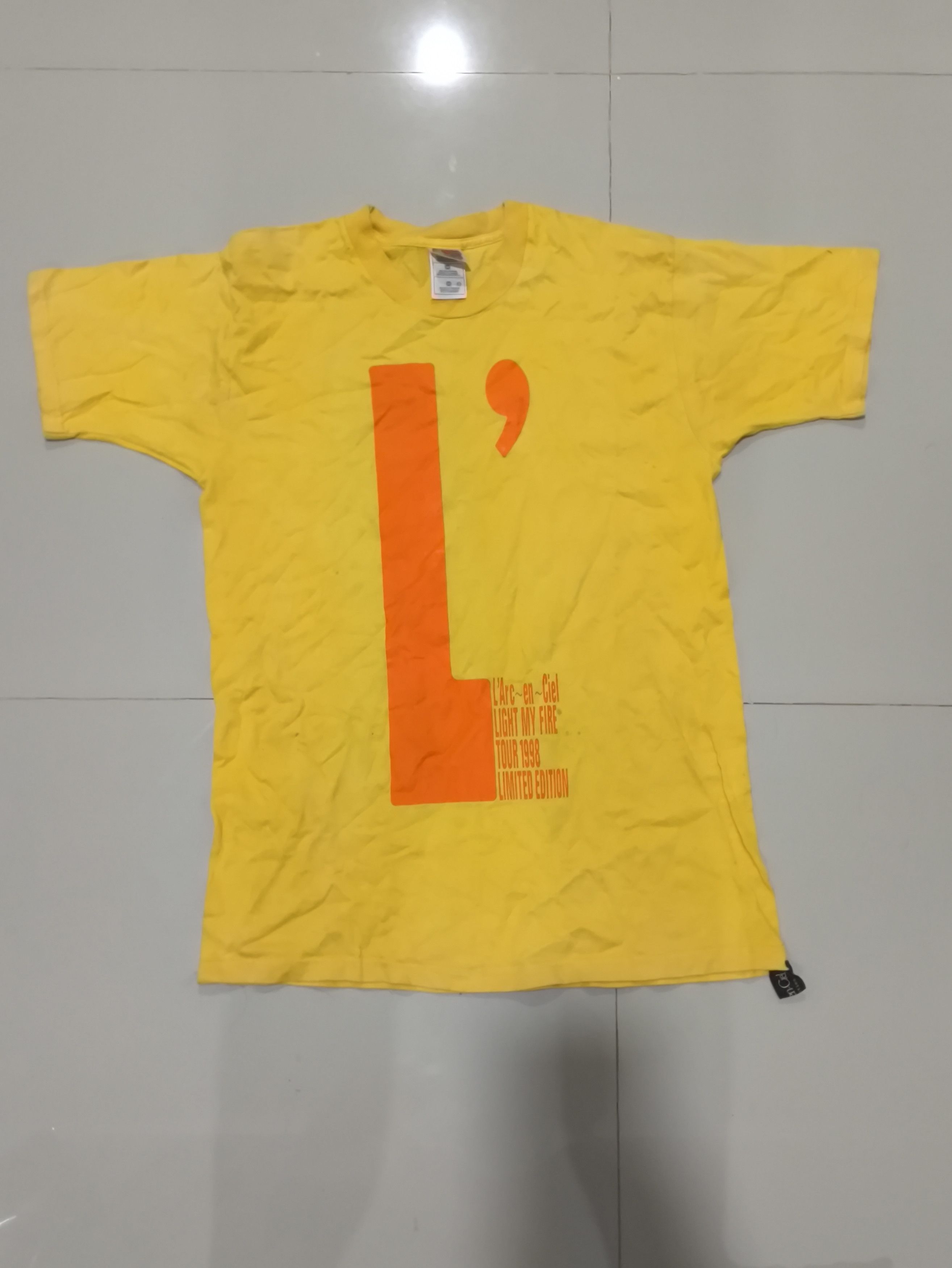 Band Tees Vintage L arc en ciel Tour 1998 Light my Fire Size US M / EU 48-50 / 2 - 1 Thumbnail