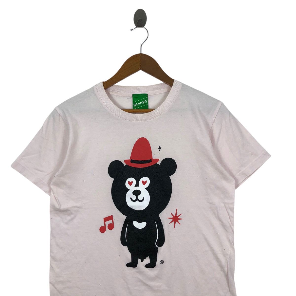 Beams Japan BEAMS T-Shirt Bear Logo Japanese Brand Size US M / EU 48-50 / 2 - 2 Thumbnail