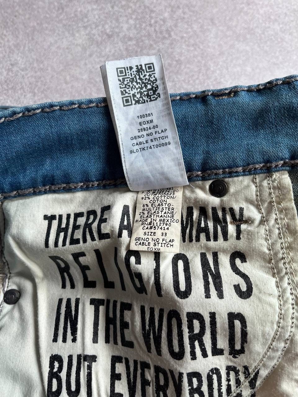 True Religion × Vintage Vintage True Religion Baggy Jeans Chief Keef Style 33 Size US 33 - 12 Thumbnail