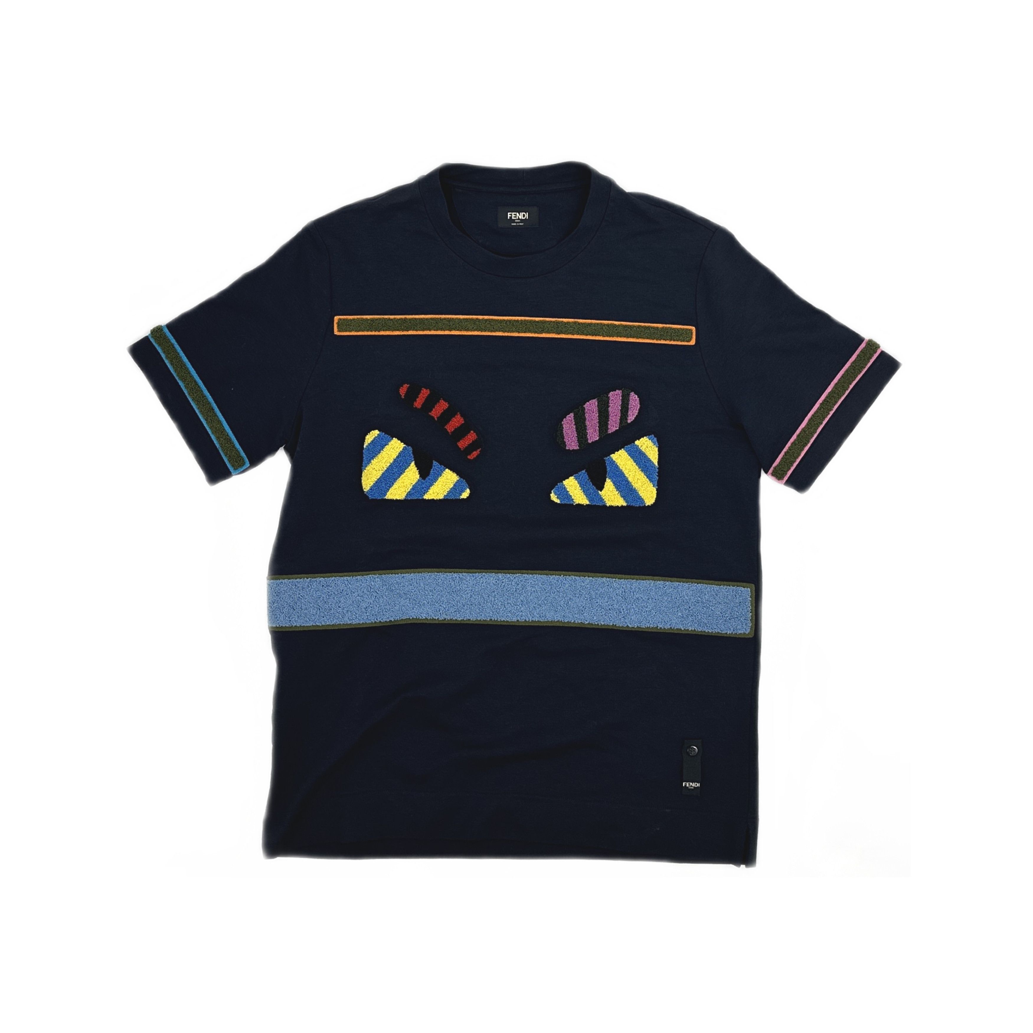 Fendi Fendi Monster Eyes T-Shirt Size S Size US S / EU 44-46 / 1 - 1 Thumbnail