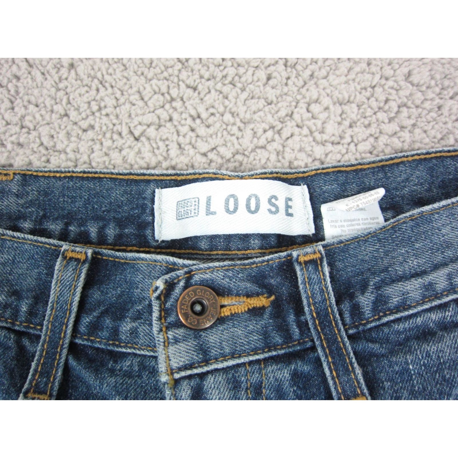 Faded Glory VINTAGE Faded Glory Jeans Mens 38 x 30 Blue Denim 5-Pocket Relaxed Fit 90s Retro Wide-Leg Jeans Mens Size US 38 / EU 54 - 4 Thumbnail