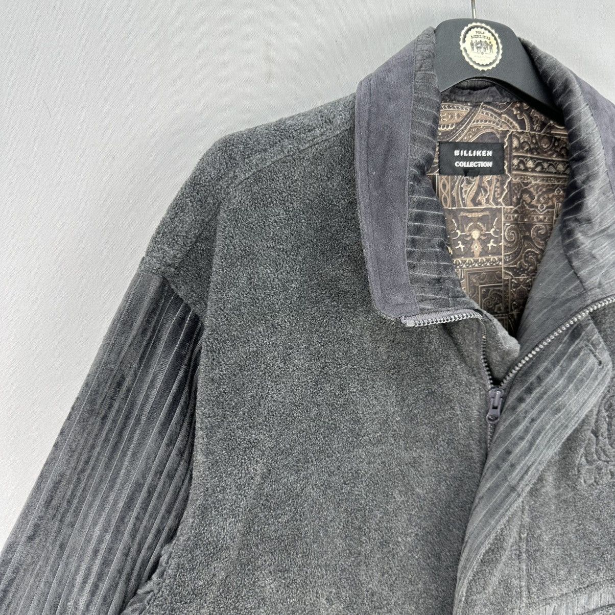 Japanese Brand Vintage 90's Velvet Fleece Jacket by Billiken Collection Size US L / EU 52-54 / 3 - 2 Thumbnail