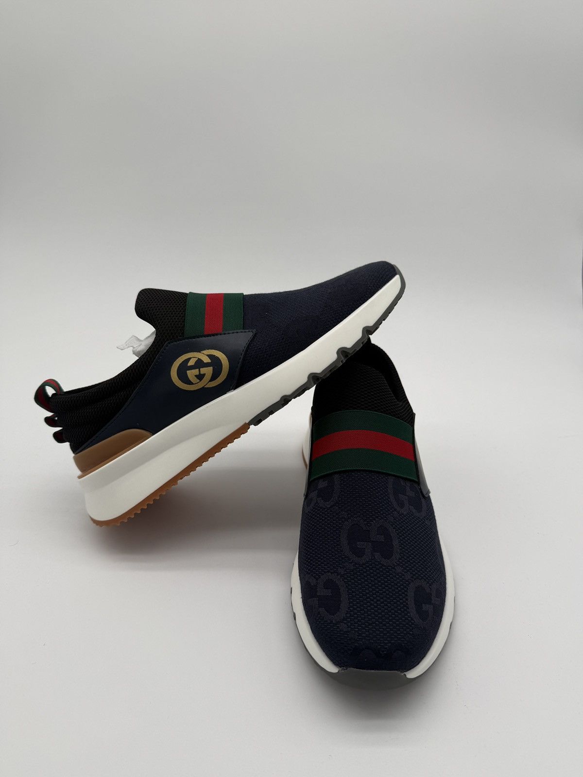Gucci Gucci Navy Sneakers Size US 9 / IT 39 - 3 Thumbnail
