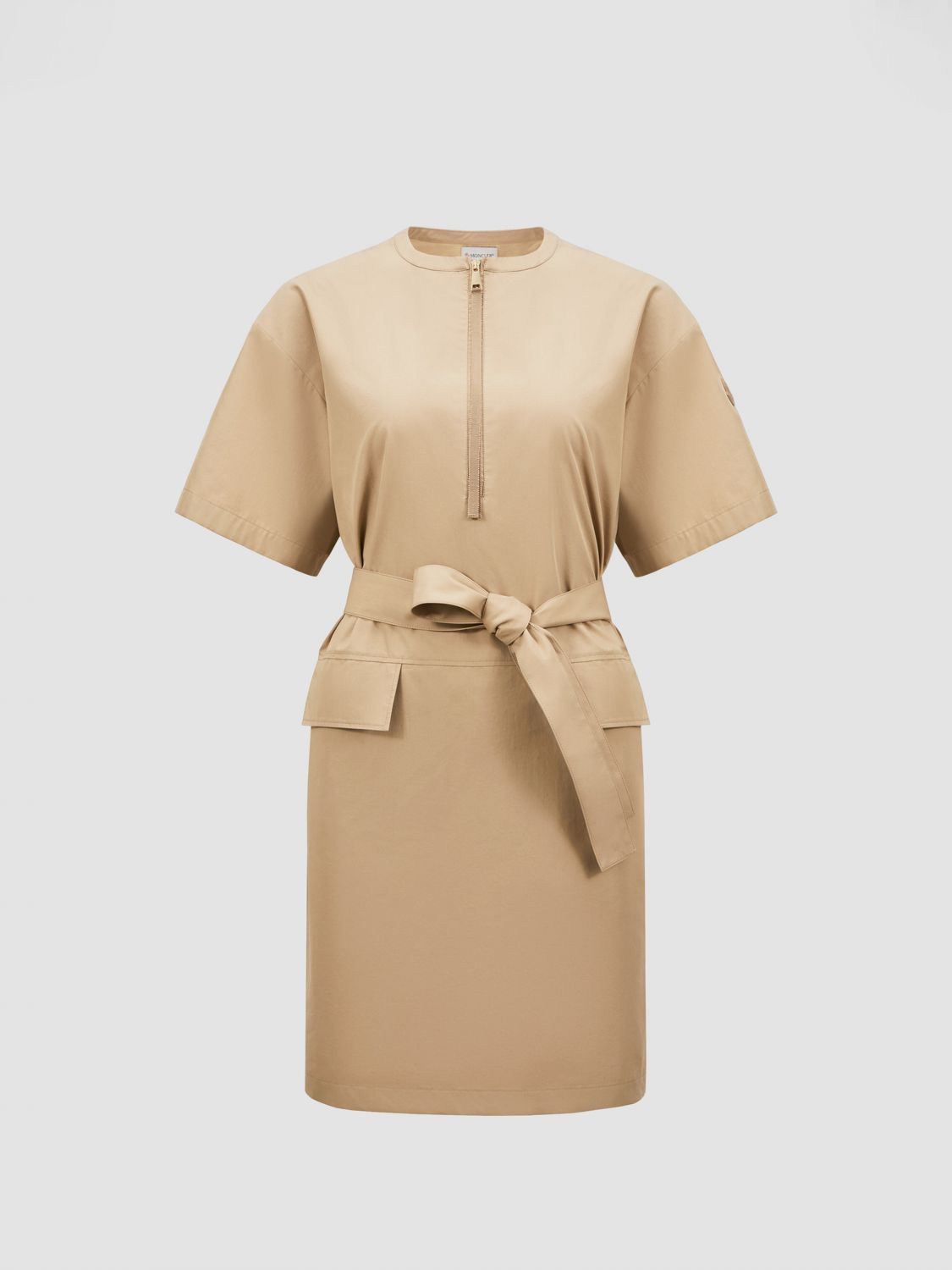 ワンピース MONCLER Cotton and silk mini chemisier dress Moncler Cotton And Silk Mini Chemisier Dress | Grailed