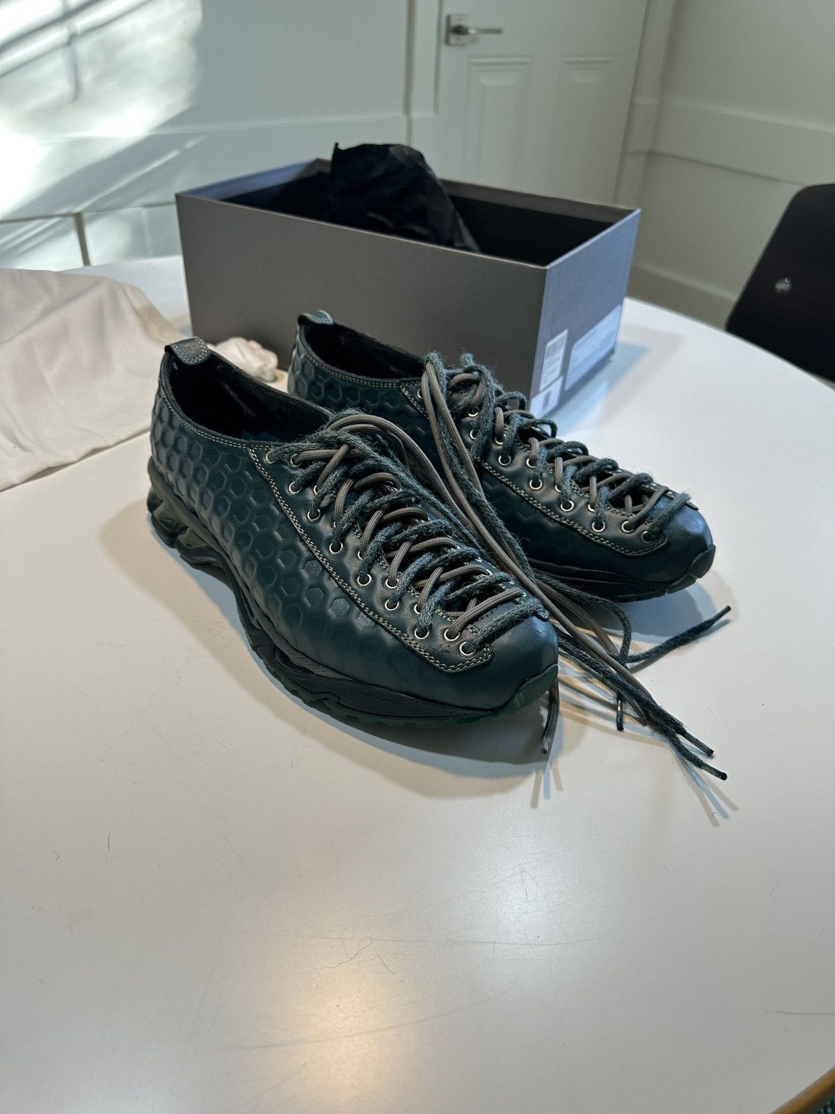 Kiko Kostadinov Hybrid Zlatyu/GEL-KAYANO 14 Shoe | Hypebeast