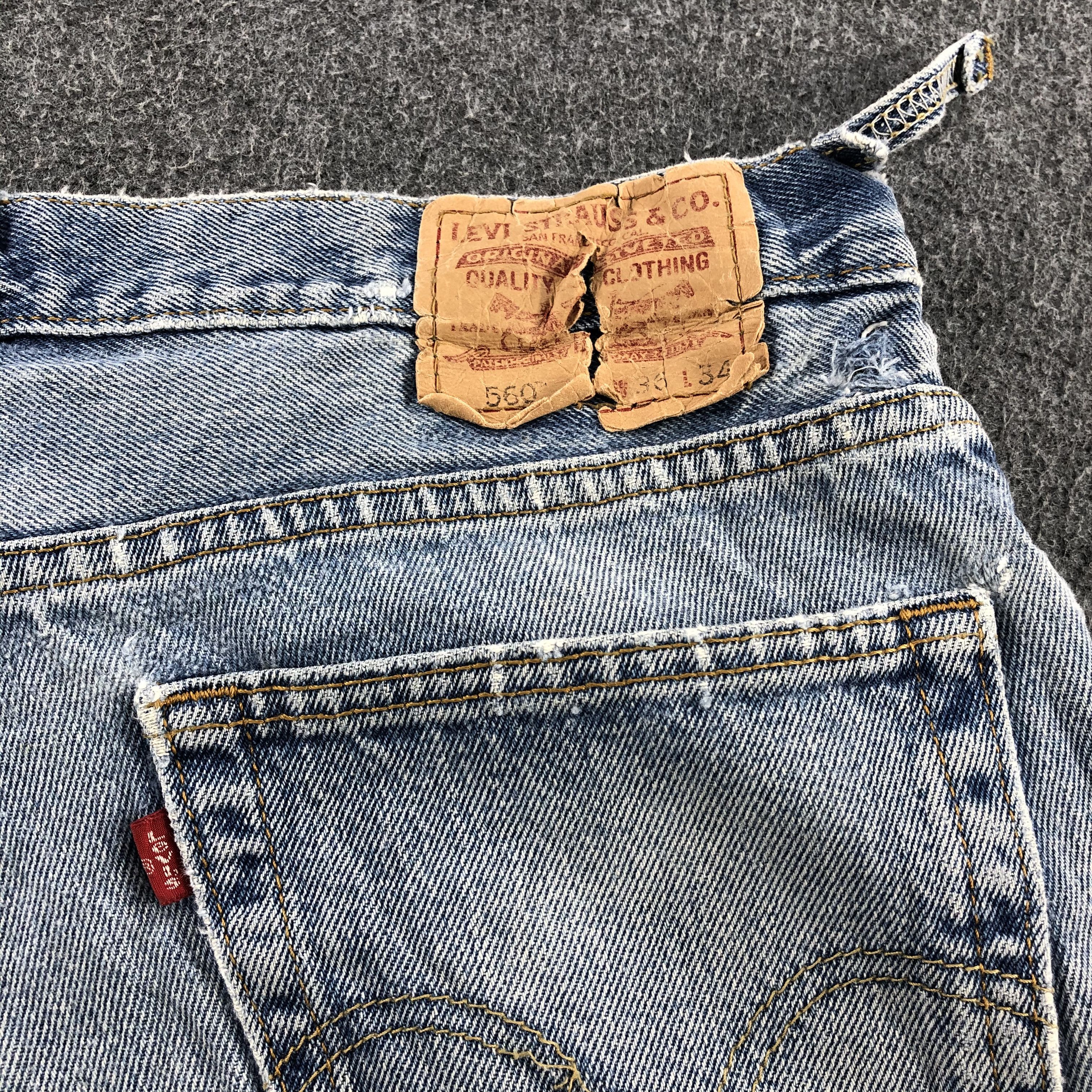 Levi's Light Wash Vintage Levis 560 Jeans-J1181 Size US 36 / EU 52 - 5 Thumbnail