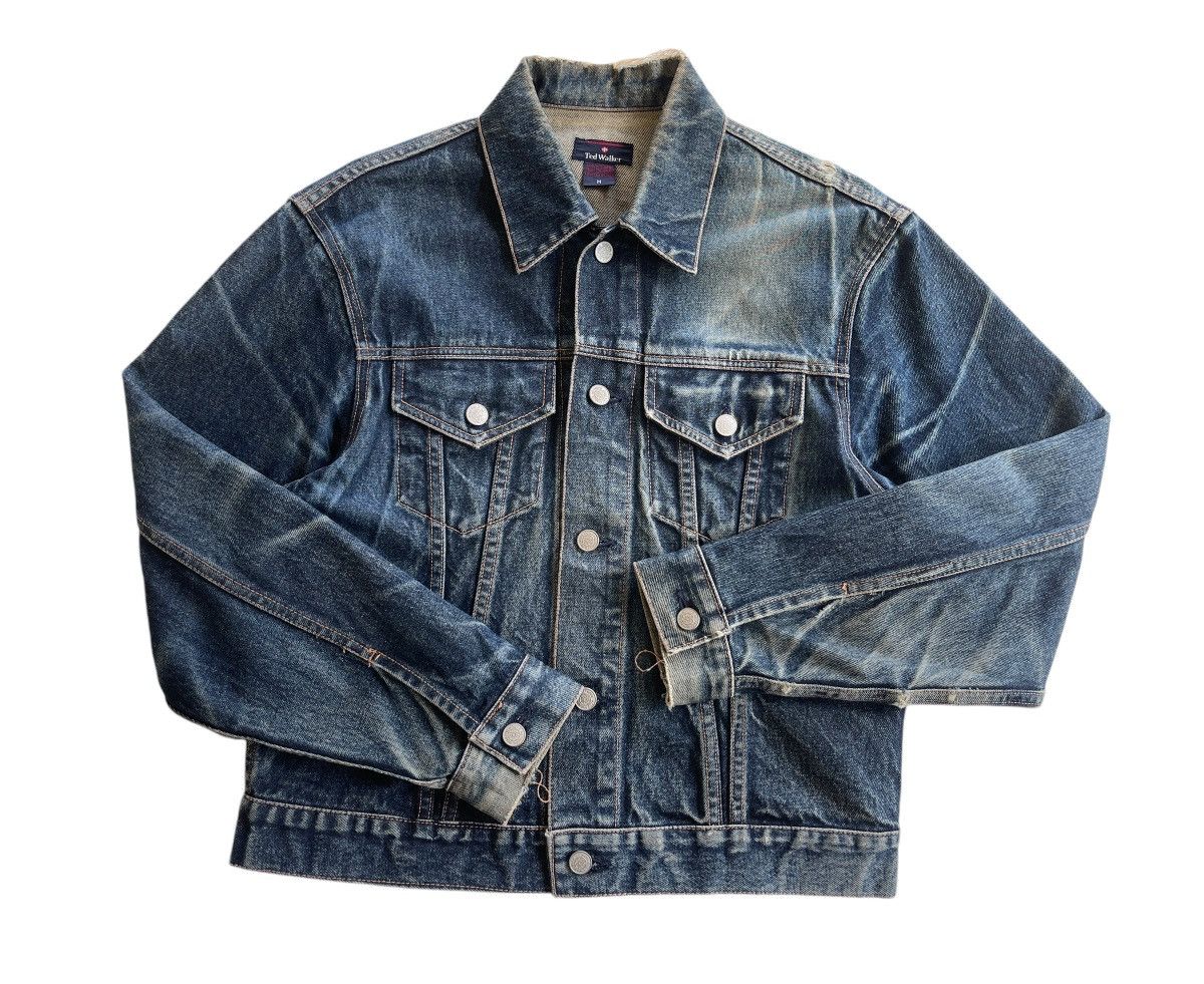 Japanese Brand Vintage Ted Walker Denim Trucker Jacket Size US M / EU 48-50 / 2 - 6 Thumbnail