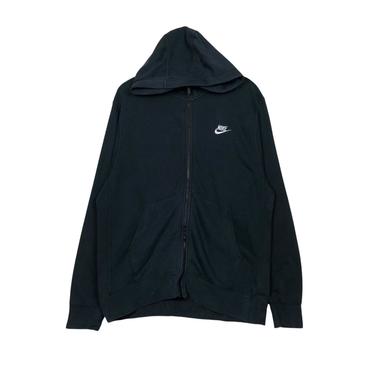 Nike 📌Vintage Zipper Hoodie Running Nike Jacket Rich Black Size US L / EU 52-54 / 3 - 2 Thumbnail
