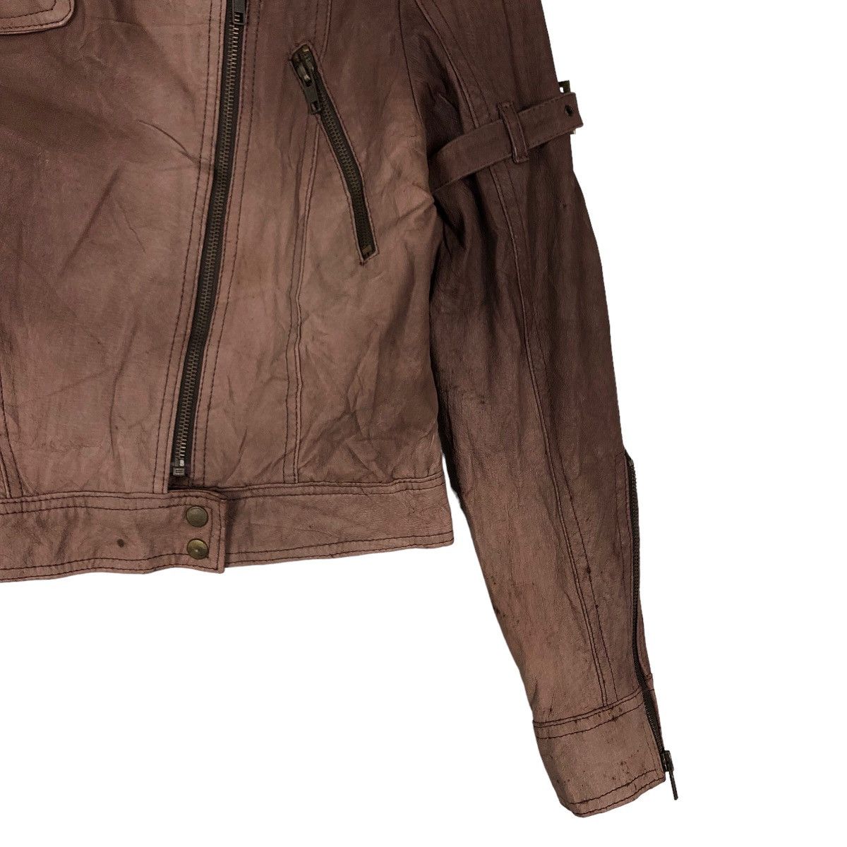 Japanese Brand 🔥Cropped Biker Bondage Parachute Jacket Dude Japan Size US M / EU 48-50 / 2 - 5 Thumbnail