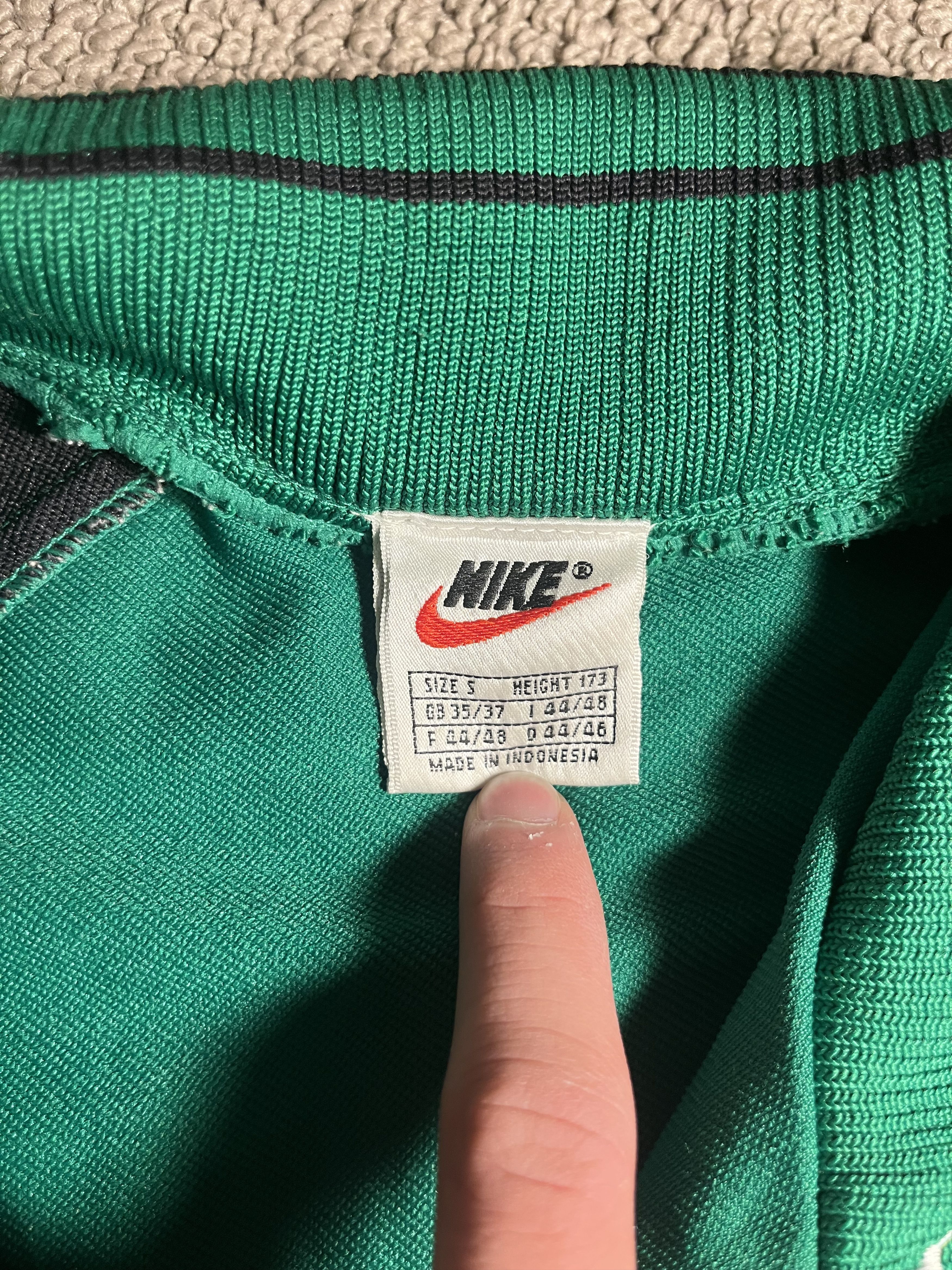 Nike × Vintage 1990s SVGG Nike Soccer Track Jacket Size US S / EU 44-46 / 1 - 3 Thumbnail