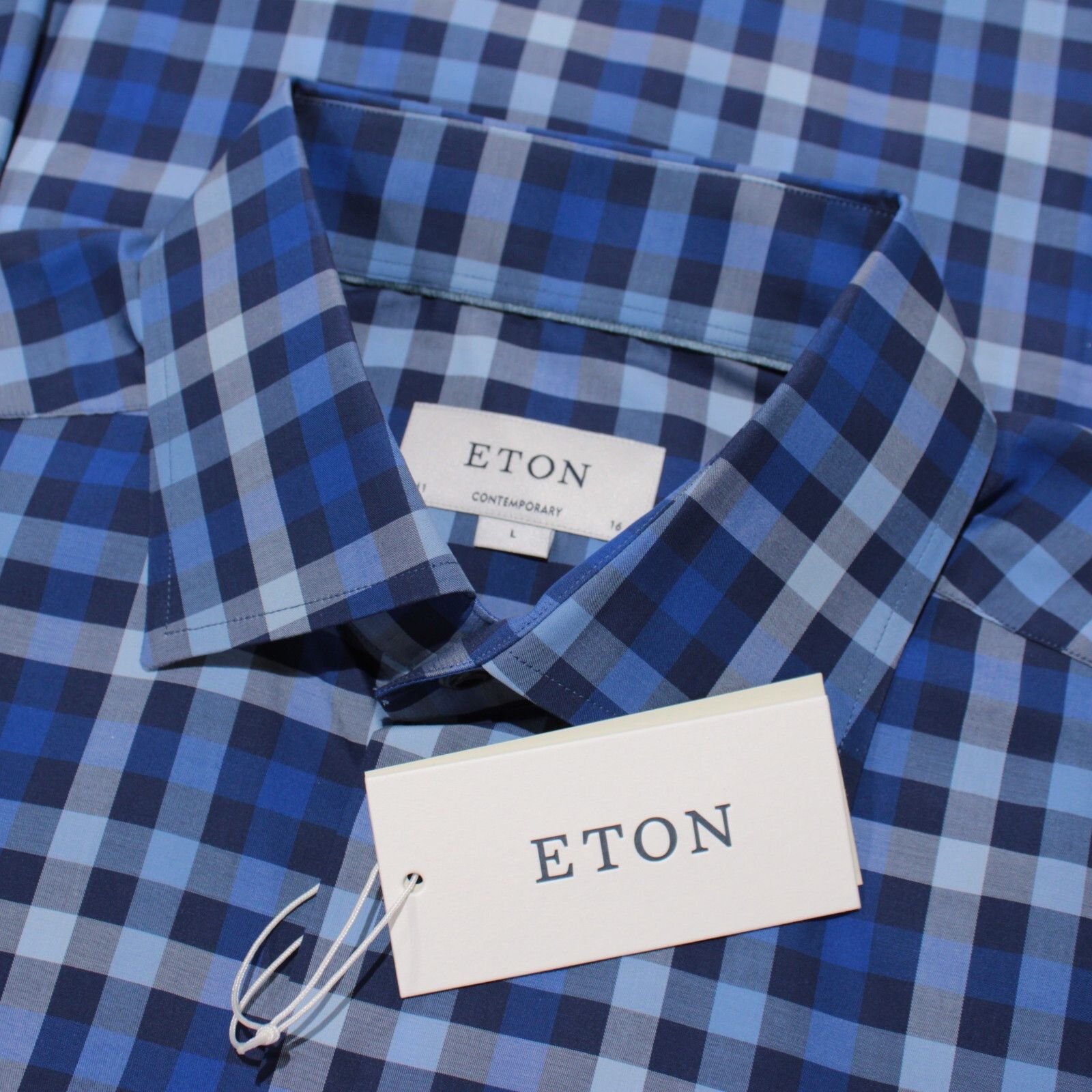 Eton Eton New with tags Shirt Size L US In Blue Size US L / EU 52-54 / 3 - 1 Thumbnail
