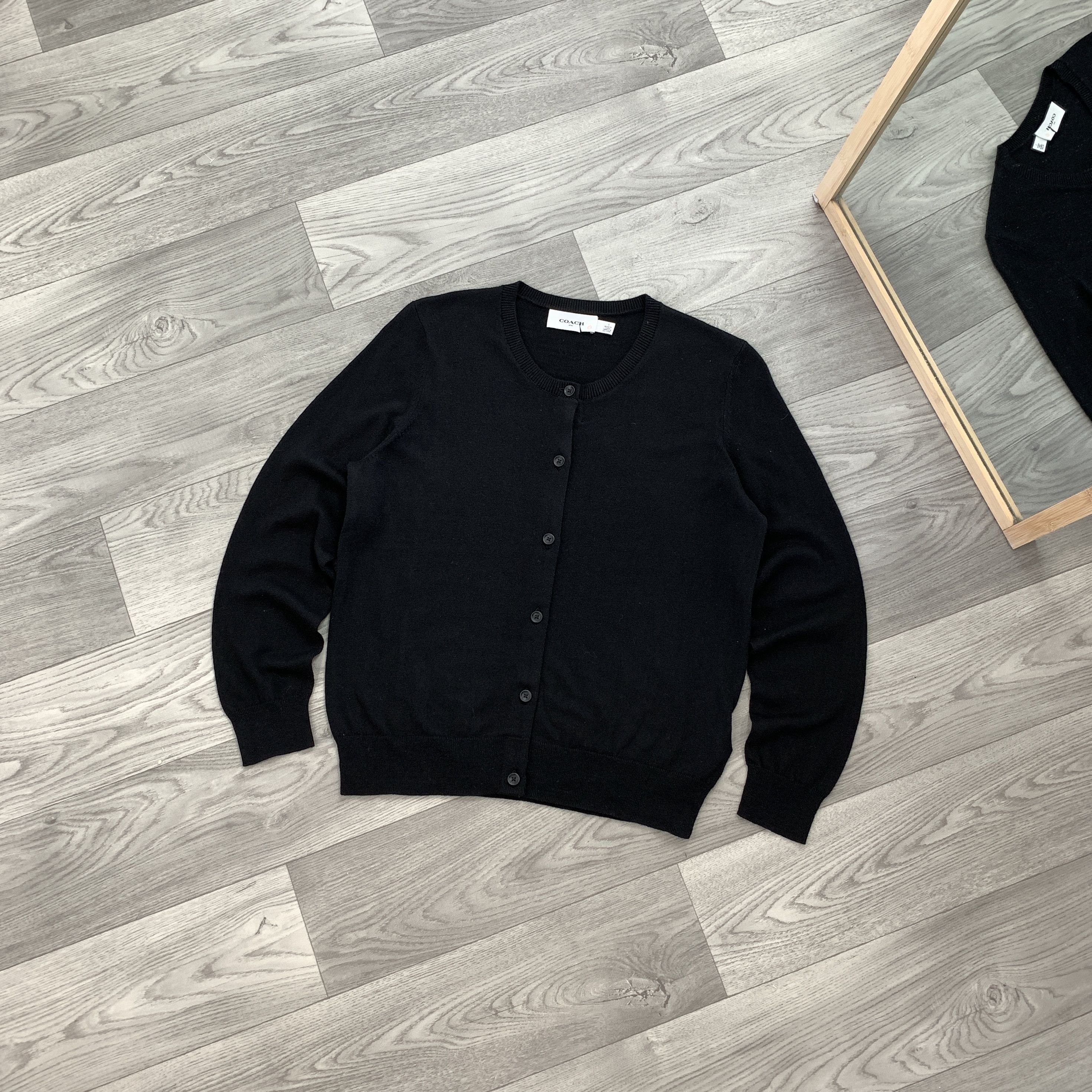 Coach Coach Old Money Black Cardigan Women's Sweater S Size S / US 4 / IT 40 - 1 Thumbnail