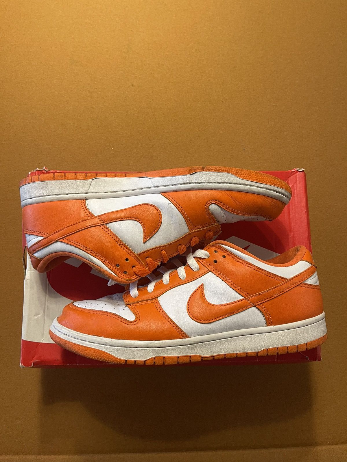 image of Nike Dunk Low Syracuse (2020) Shoes in Orange, Men's (Size 10)
