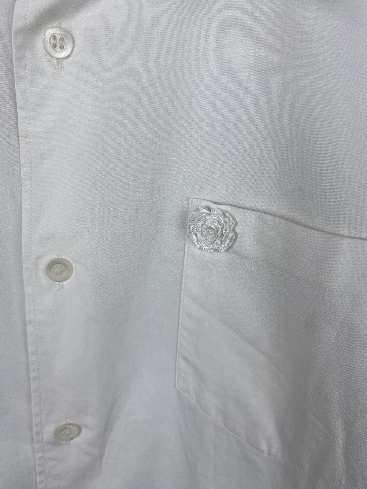 Dries Van Noten Dries Van Noten White Shirt Decorated Button Up Men size 48 Size US M / EU 48-50 / 2 - 4 Thumbnail