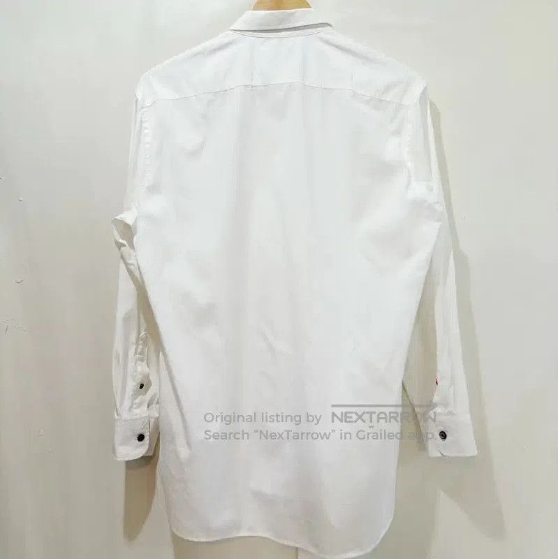 Burberry Burberry Long Sleeve White Cotton Shirt. Size US M / EU 48-50 / 2 - 2 Thumbnail
