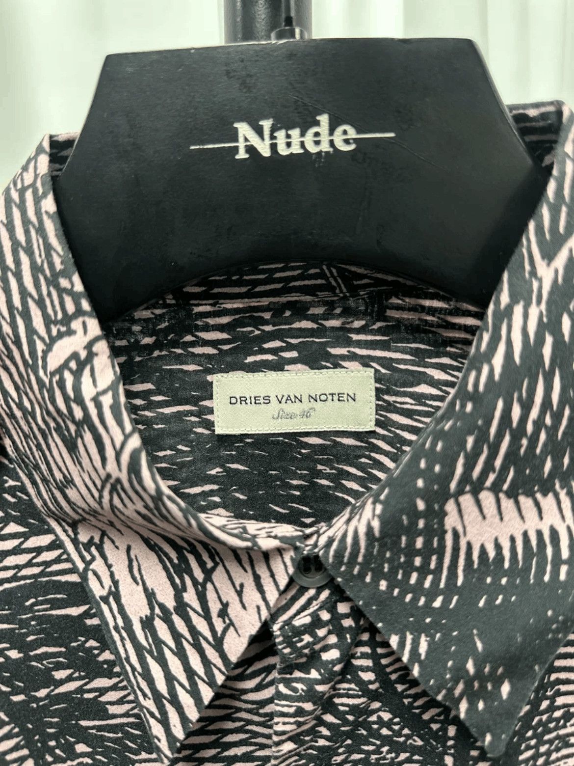 Dries Van Noten Dries Van Noten Sz 46 Dries Van Noten Painting Shirt-2506 Size US S / EU 44-46 / 1 - 7 Thumbnail