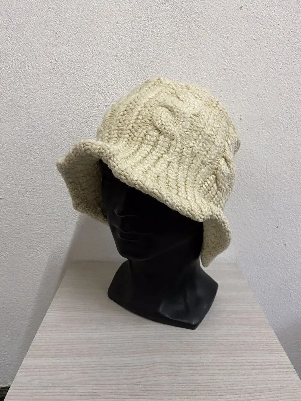 Japanese Brand Jeanasis Knit Bucket Hat Size ONE SIZE - 2 Thumbnail