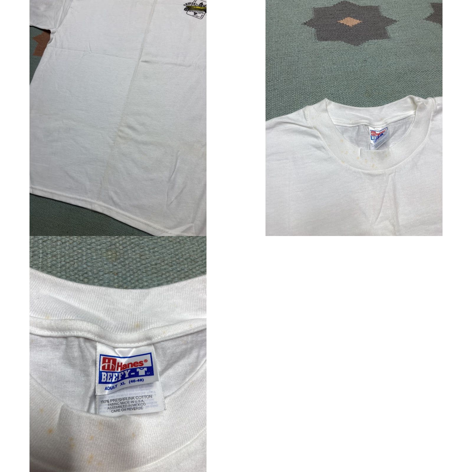 Vintage VINTAGE AriZona Shirt Classic Men XL White Steve Taylor Cars Hot Rod Cruise the Deuce T-Shirt Size US XL / EU 56 / 4 - 10 Thumbnail