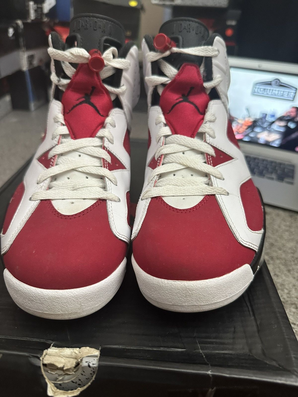 Jordan Brand Air jordan 6 carmine - size 8 Size US 8 / EU 41 - 5 Thumbnail