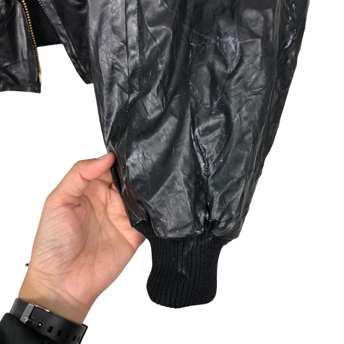 Japanese Brand Vintage Bomber Leather Jacket 49Av Junko Shimada Full Print Size US M / EU 48-50 / 2 - 16 Thumbnail