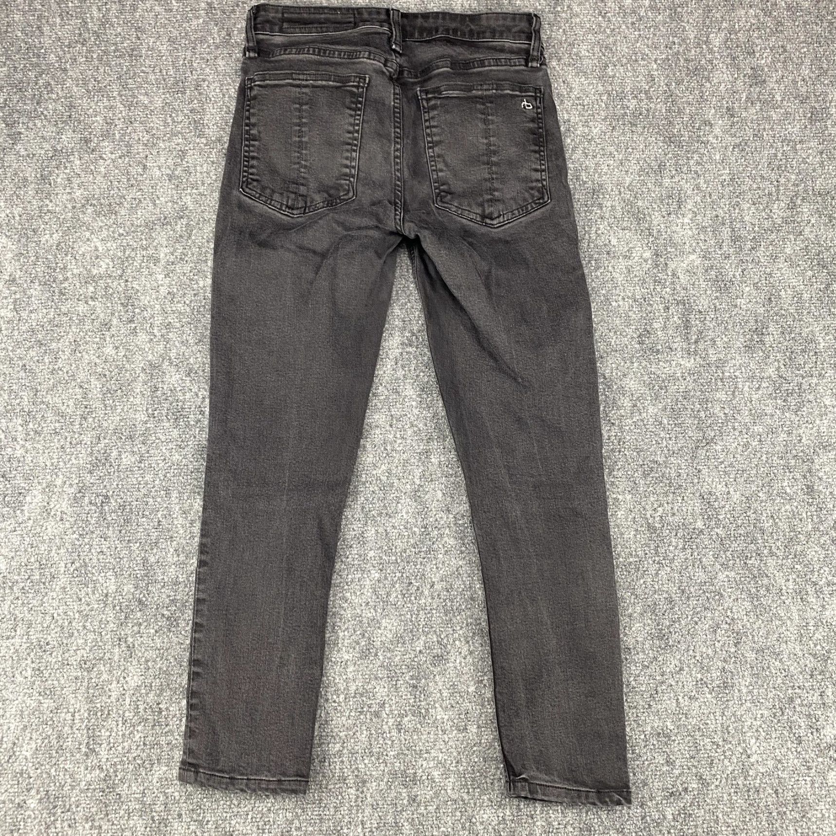 Rag & Bone rag & bone Jeans Womens 26 Black Cate Mid-Rise Skinny Stretch Made in USA Denim Size 26" / US 2 / IT 38 - 2 Thumbnail