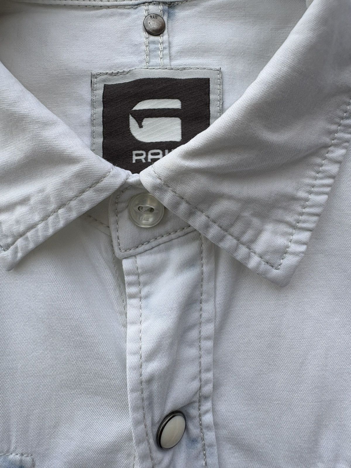 G-Star G Star Raw Women Snap Button Down Longsleeve Size M / US 6-8 / IT 42-44 - 3 Thumbnail