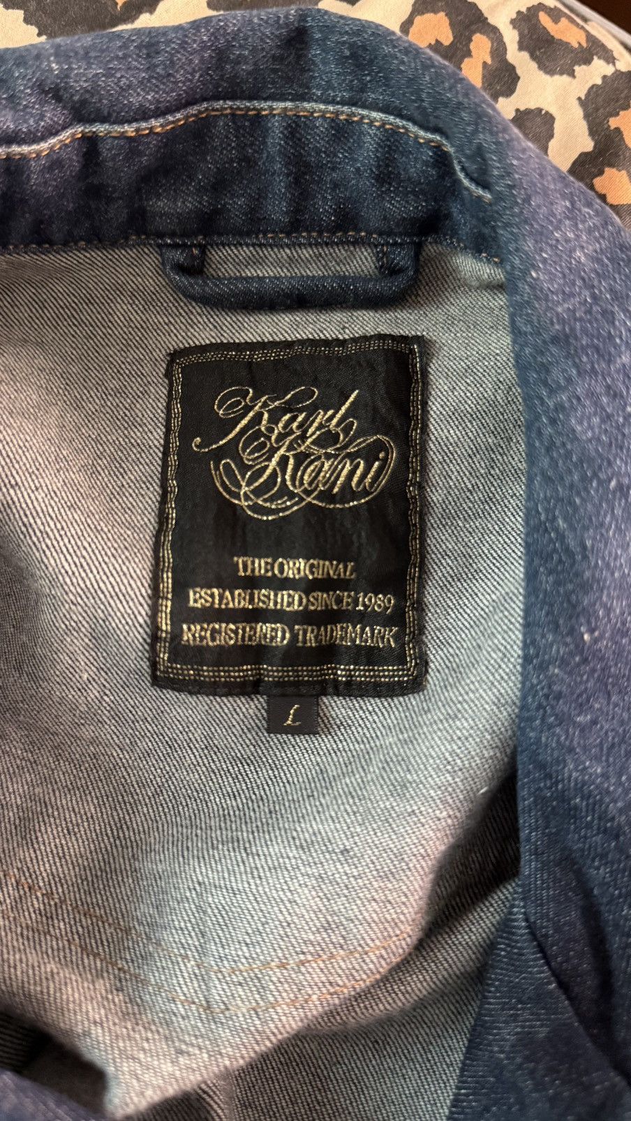 Karl Kani Karl Kani 183K1605 Jacket Denim Double Biker Jacket Indigo Size US L / EU 52-54 / 3 - 13 Thumbnail