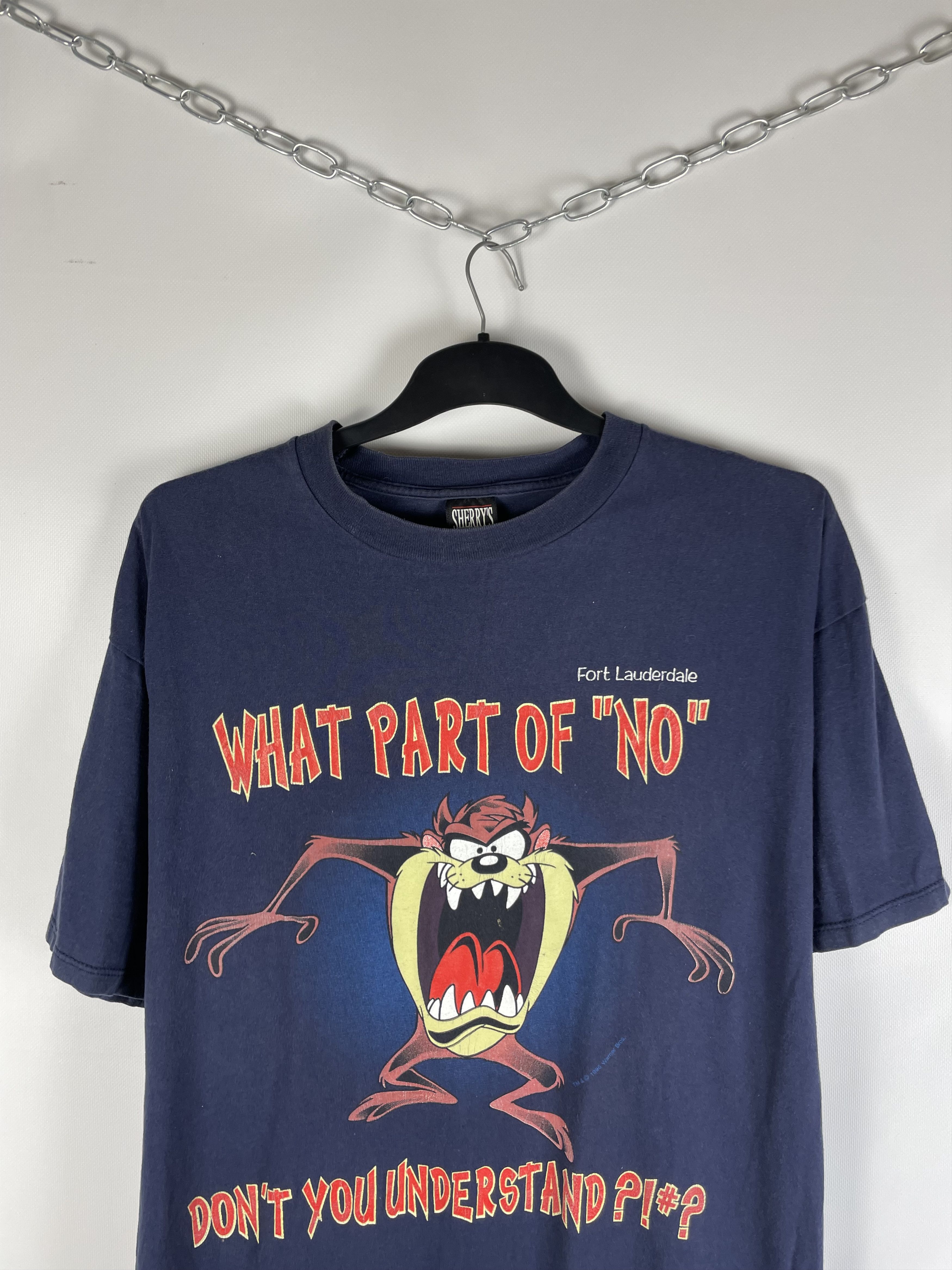 Vintage 1996 Warner Bros. Studio Taz Devil 90's Vintage T-shirt Size US XL / EU 56 / 4 - 3 Thumbnail
