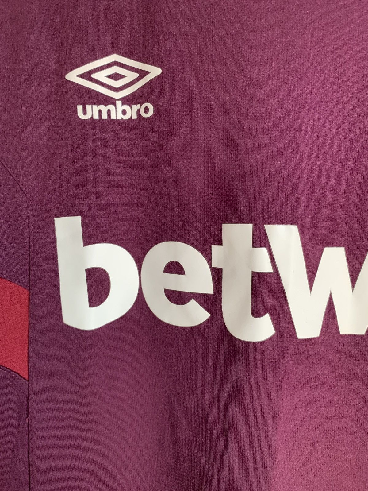 Umbro West Ham United Football Shirt Umbro Soccer Jersey Size M Size US M / EU 48-50 / 2 - 6 Thumbnail