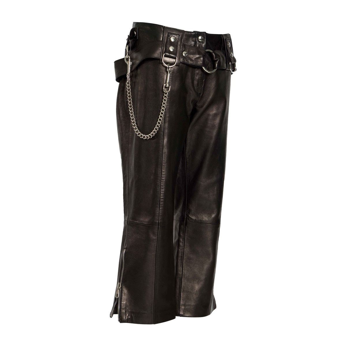 Dolce & Gabbana DOLCE & GABBANA LEATHER BONDAGE CAPRI Size 28" / US 6 / IT 42 - 2 Thumbnail