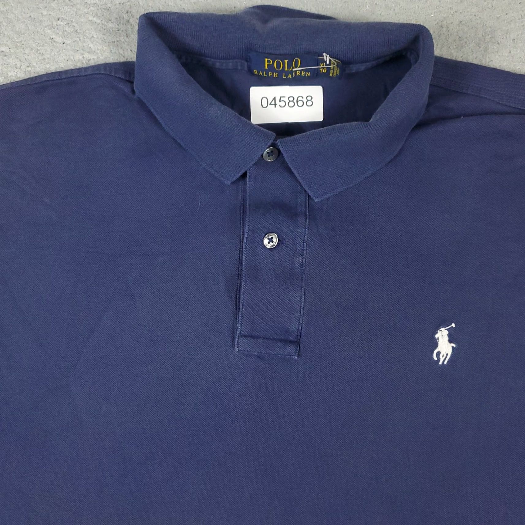 Ralph Lauren VINTAGE Ralph Lauren Polo Shirt Mens XL Blue Cotton Casual Short Sleeve Business & Casual Size US XL / EU 56 / 4 - 2 Thumbnail