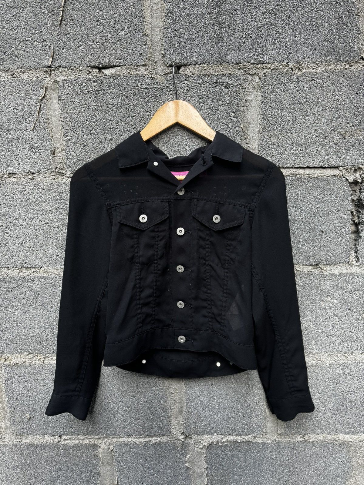 Junya Watanabe AD02 Junya Watanabe Star Studded Sheer Shirt Size US S / EU 44-46 / 1 - 3 Thumbnail